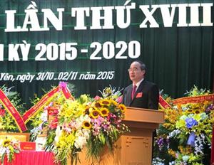 Bài phát biểu chỉ đạo Đại hội của đồng chí Nguyễn Thiện Nhân, Ủy viên Bộ Chính trị, Chủ tịch Ủy ban Trung ương MTTQ Việt Nam